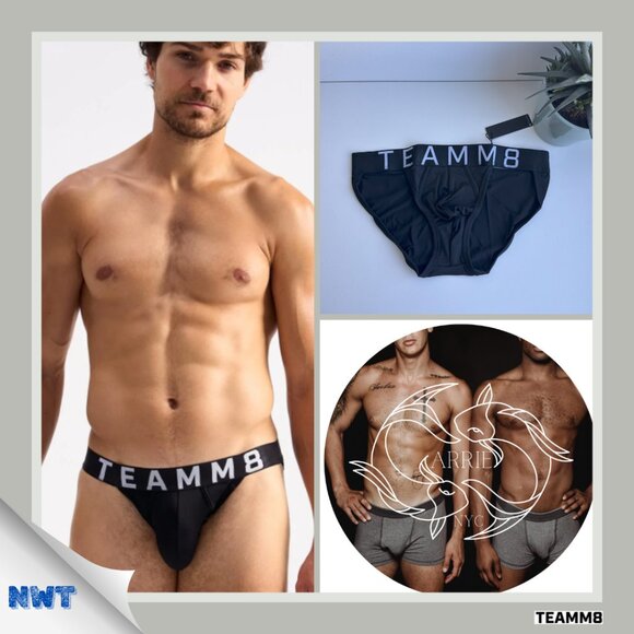 Teamm8 - Spartacus Men's Brief - Black (M) - PRICE FIRM - Picture 1 of 6